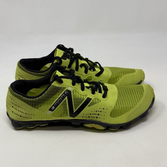 New Balance Minimus Zero Trail Running Shoes Womens 8 Neon Green Lightweight - Picture 1 of 16